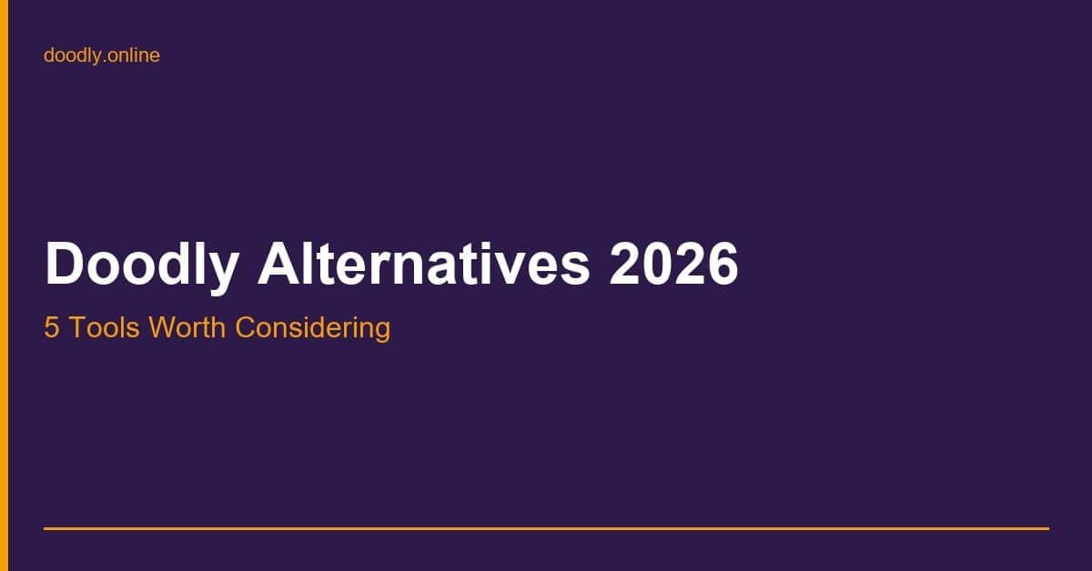 Doodly Alternatives 2026 — 5 Tools Worth Considering