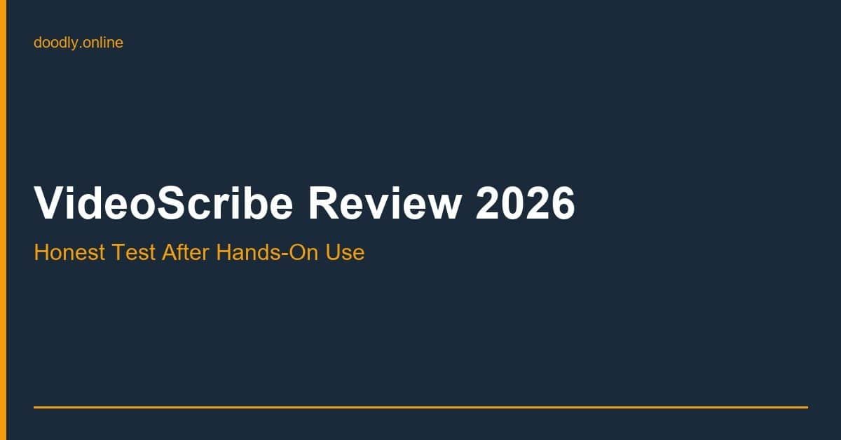 VideoScribe Review 2026 — Honest Test After Hands-On Use